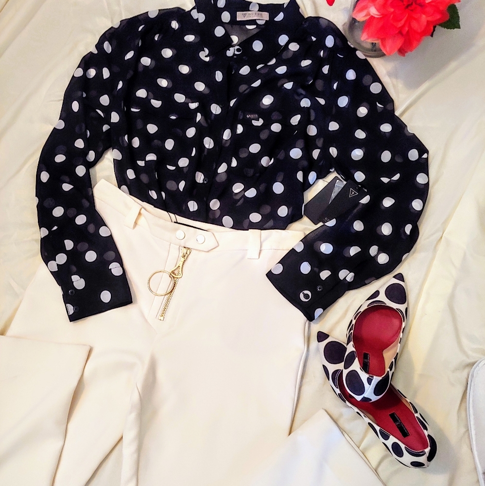 Cream pants new size Eur L